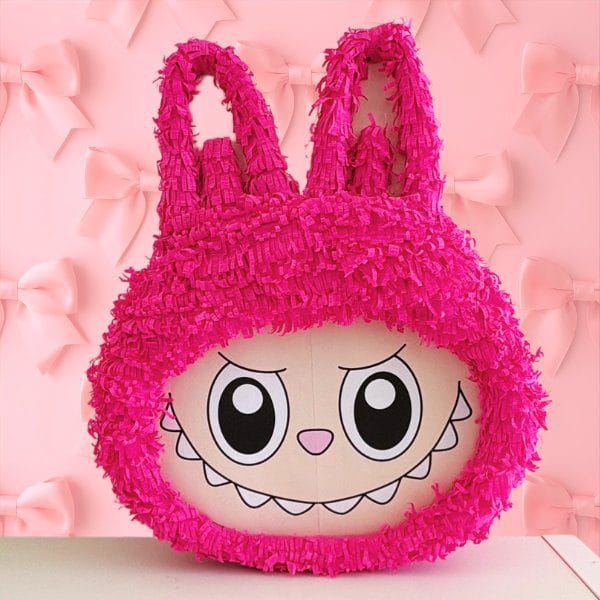 Labubu Piñata in Pink Fuchsia