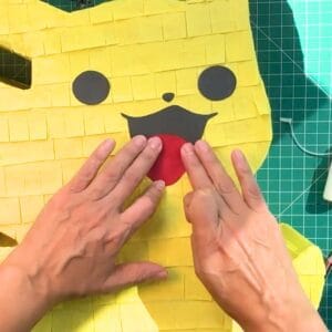 Where to Buy a Pokémon Piñata (or How to Make One That’s Way Cooler!) Pikachu Pinata in progress