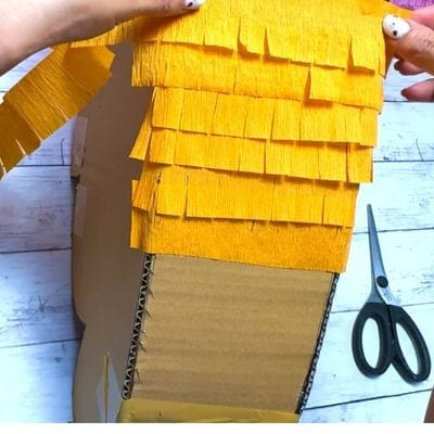 Anxiety Pinata Inside Out Movie DIY in progress