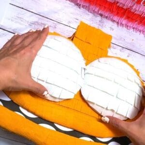 Anxiety Pinata Inside Out Movie DIY in progress