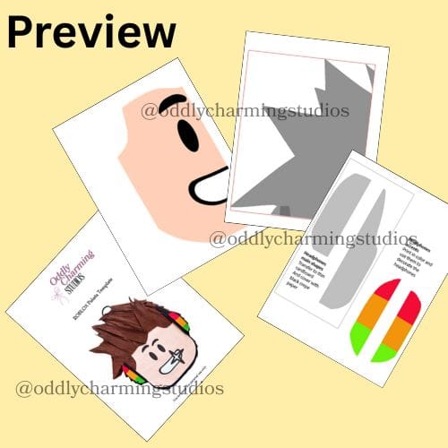 ROBLOX PINATA TEMPLATE PREVIEW