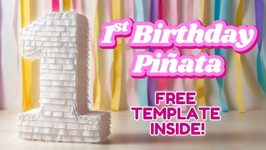 number 1 pinata free template